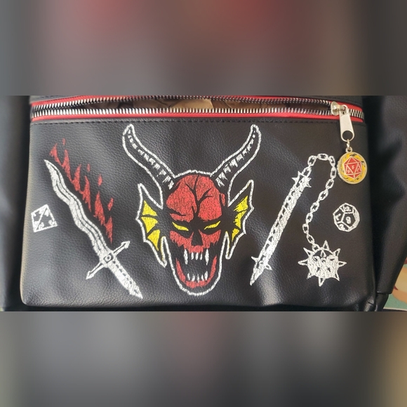 Stranger Things Hellfire Club Large Backpack, New w/Tags!! DISCOUNTED SHIPPING!! - Picture 3 of 7